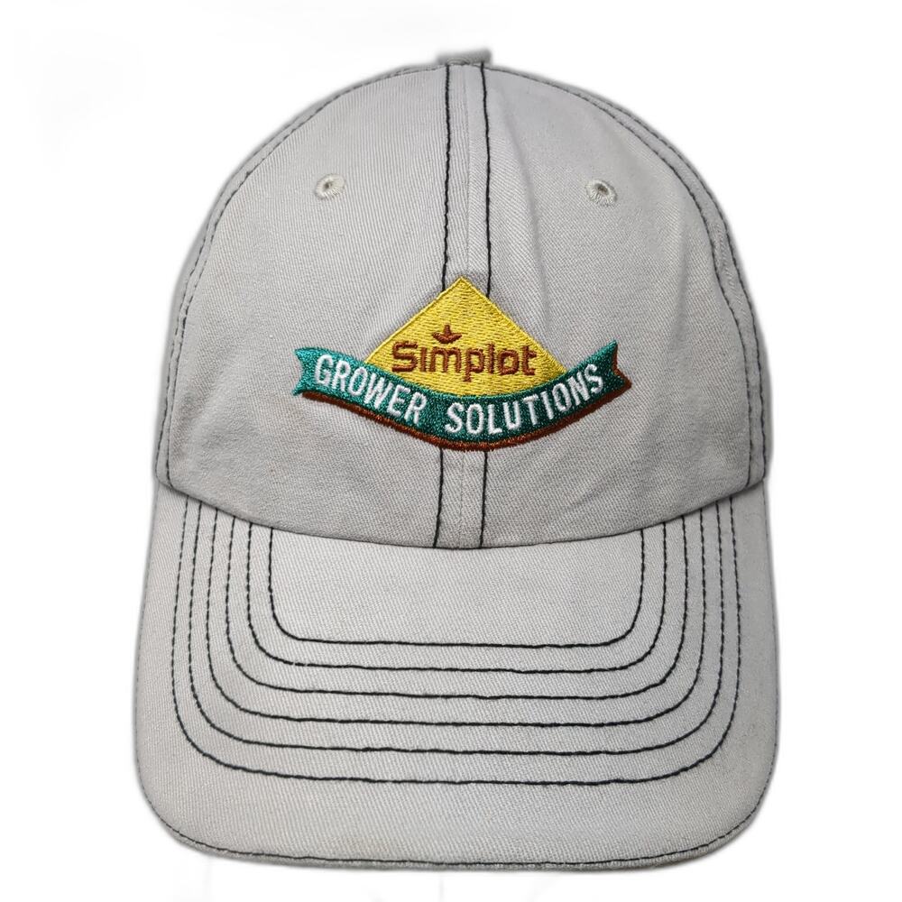 Simplot Grower Solutions Strapback Baseball Cap G… - image 1